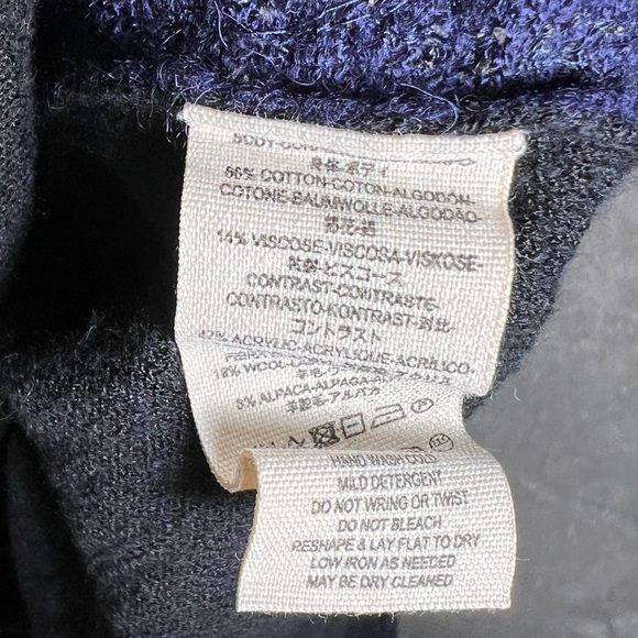 Free People Sweater Womens Medium Sequin Cheetah V-Neck Oversized Y2K Bling Goth - Picture 8 of 8